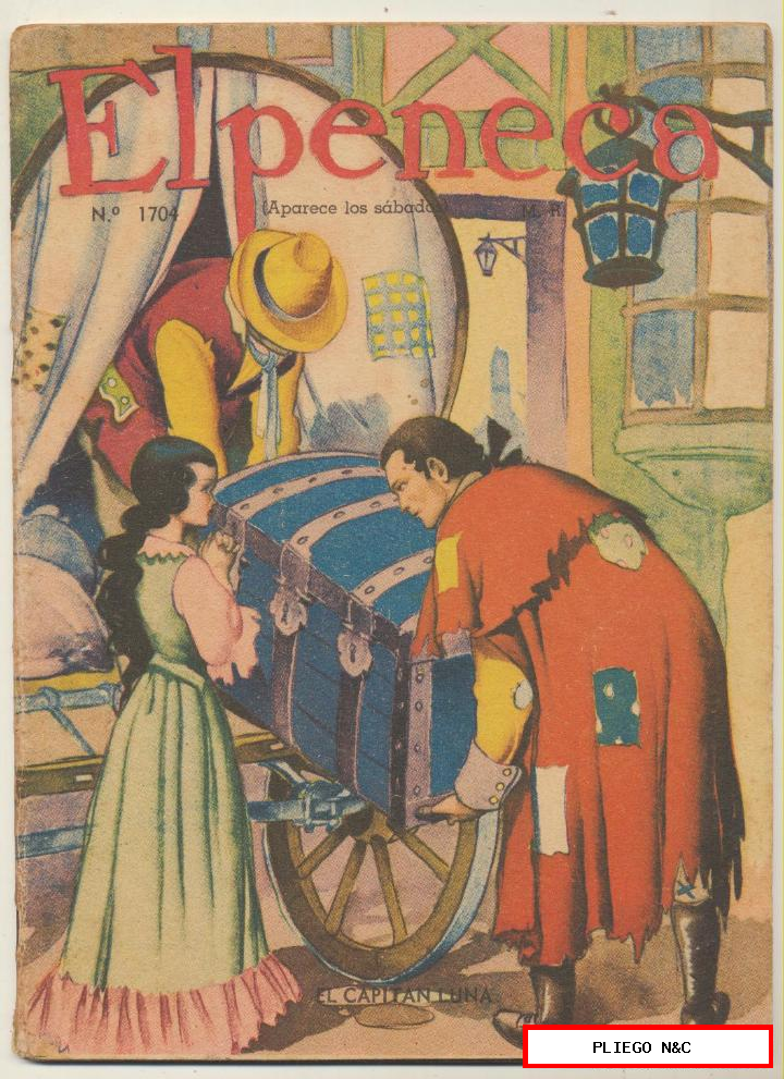 el peneca nº 1704. Editorial zig zag. Santiago de chile. Año 1941