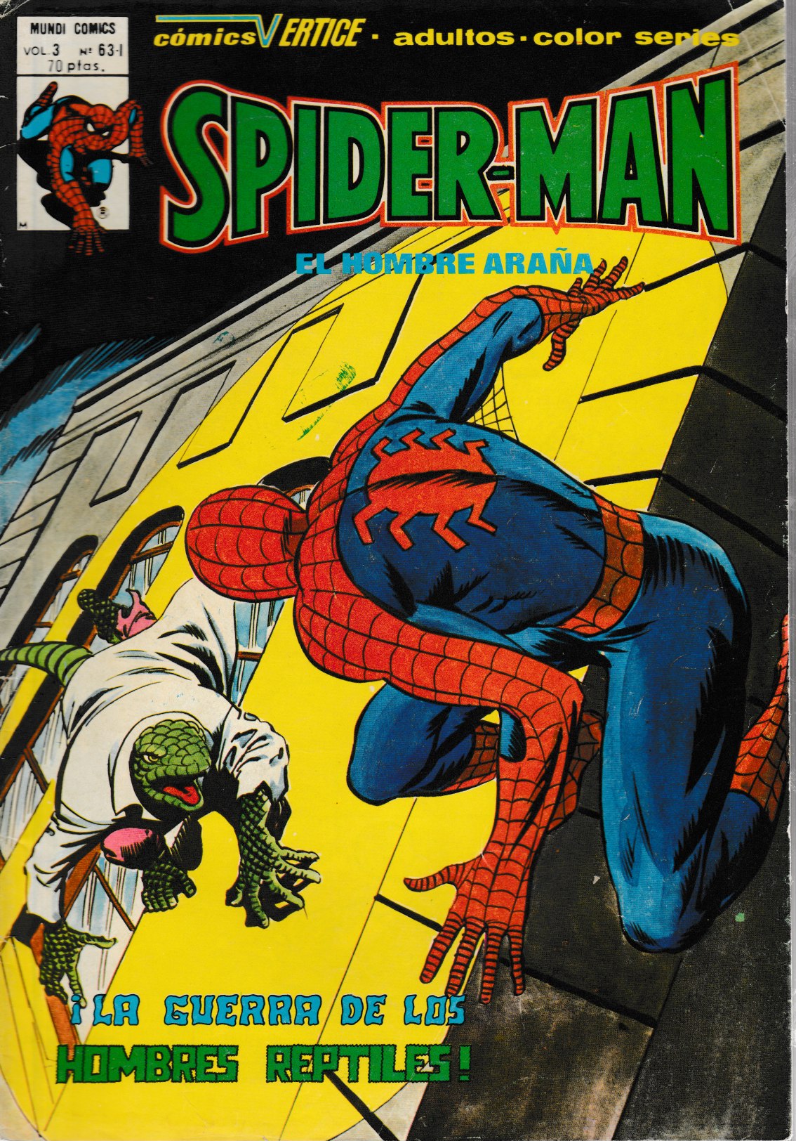 Spiderman. Vértice 1975. V. 3 Nº 63-I