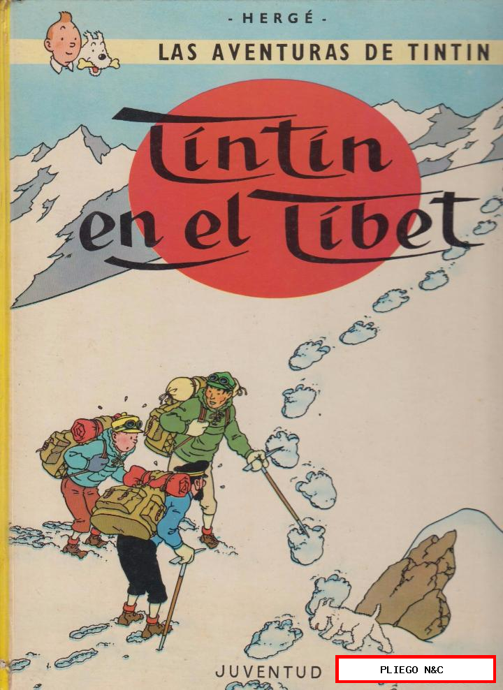 Las Aventuras de Tintín. Juventud. 1976. Tintín en el Tíbet (Tapa dura)