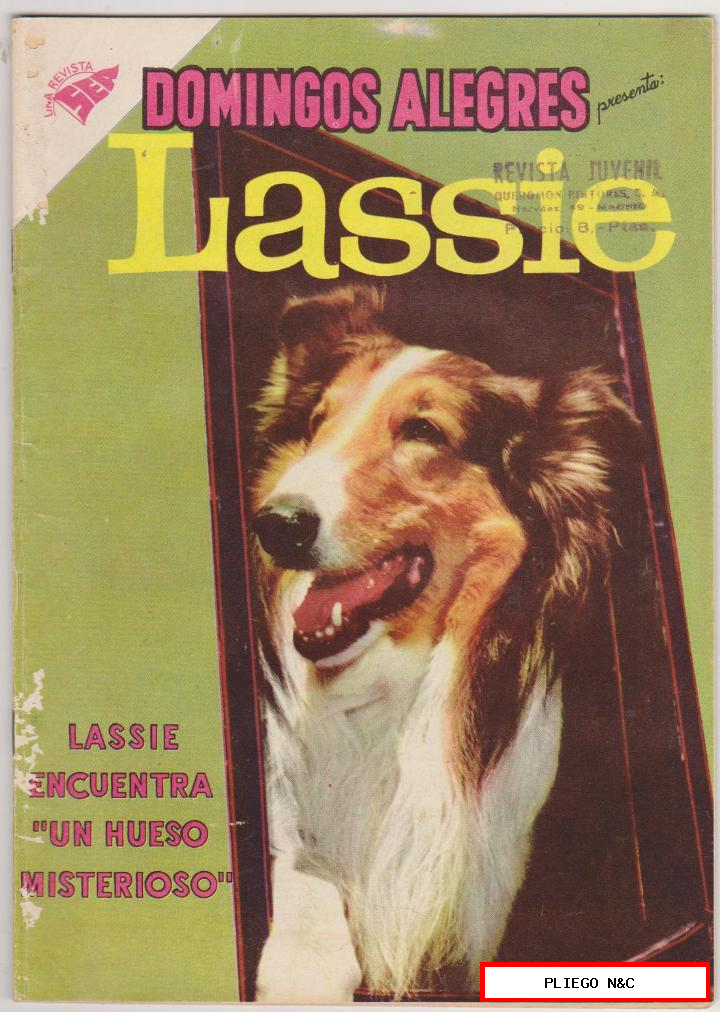 domingos alegres nº 289. Lassie. Novaro 1959