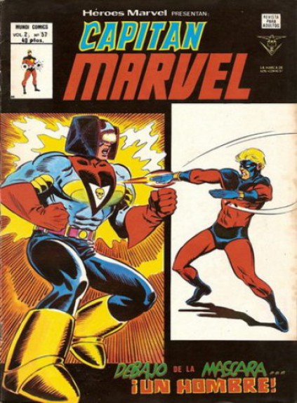 Heroes Marvel v2. Vértice 1975. Nº 57 Capitán Marvel