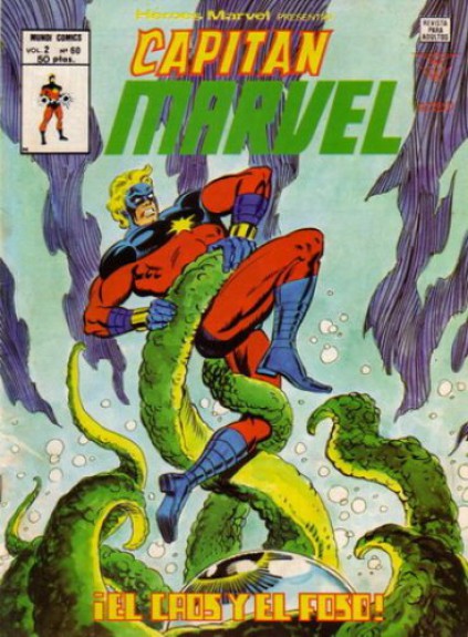 Heroes Marvel v2. Vértice 1975. Nº 60 Capitán Marvel