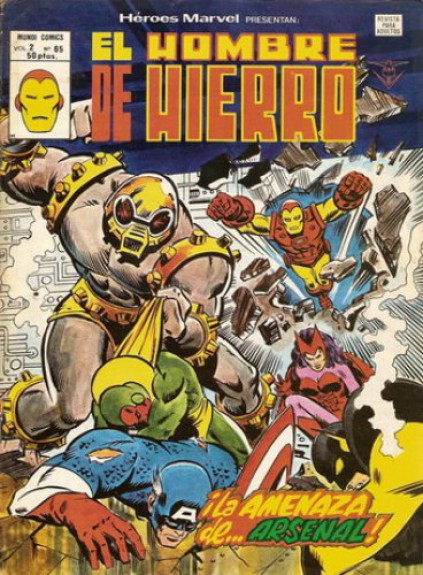 Heroes Marvel v2. Vértice 1975. Nº 65 El Hombre de Hierro