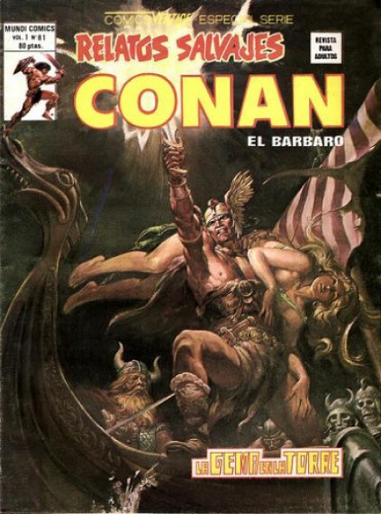 Relatos Salvajes.Vértice 1974.Nº 81 Conan el Bárbaro