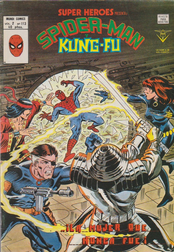 Súper Héroes v2. Vértice 1974. Nº 113 Spider-Man y Kung-Fu