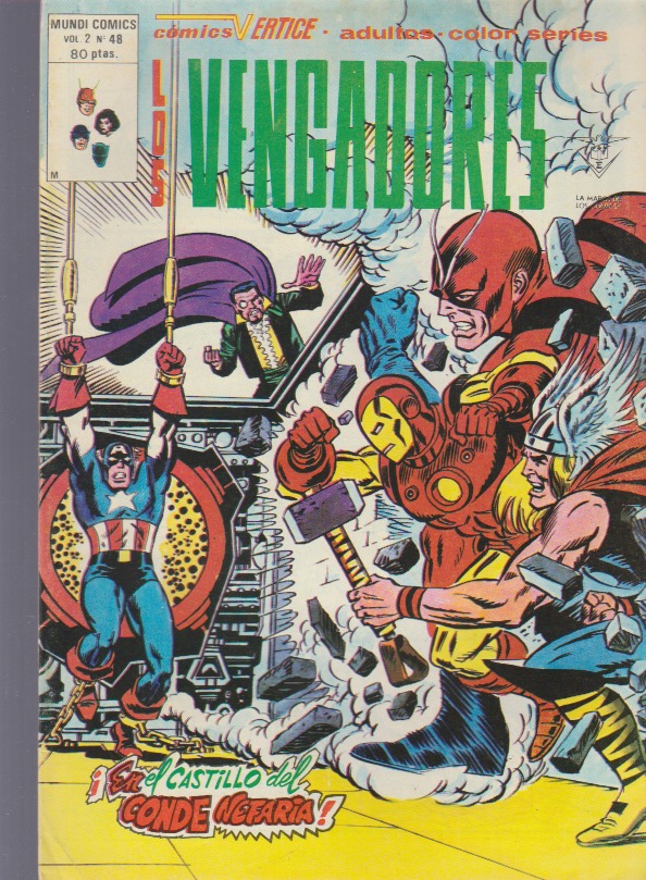 Los Vengadores v2. Vértice 1974. Nº 48