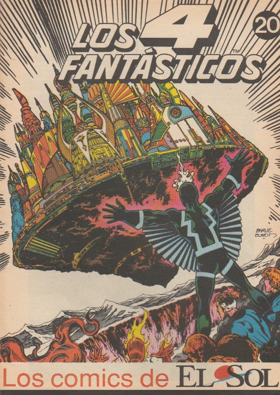 Los Cómics de El Sol. El Sol 1990. Nº 20 Los 4 Fantásticos