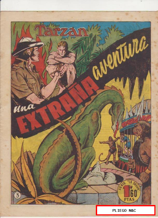 Tarzán nº 3. Serie la selva. Hispano americana 1949