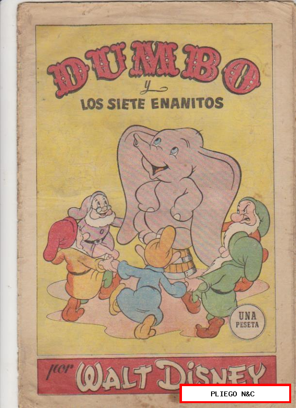 Dumbo y los siete enanitos. 1ª edición bruguera 1945