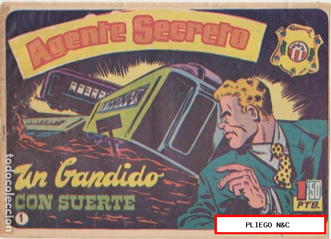 agente secreto nº 1. Hispano americana 1957. Difícil