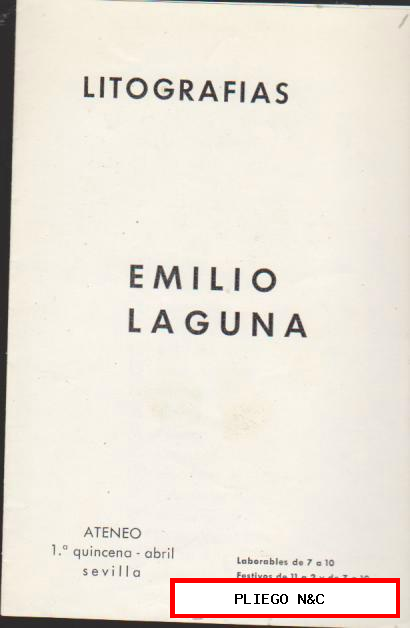 Litografías de Emilio Laguna. Ateneo de Sevilla