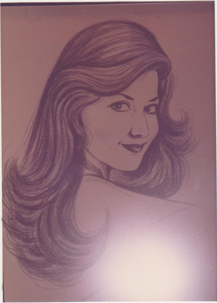 Conchita Bautista. Fotografía (17,5x12, 5) de un retrato firmado por B. Viance