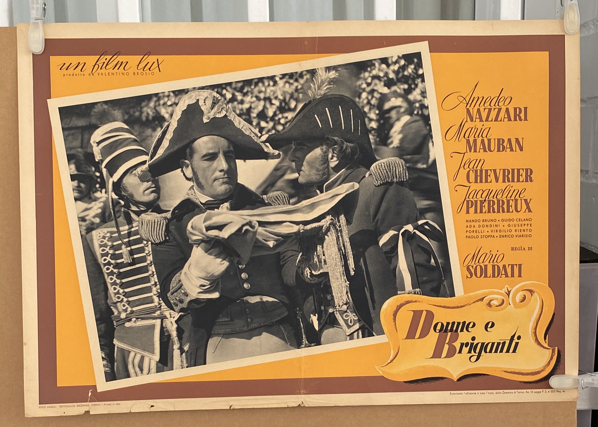 Donne e Briganti (mujeres y Bandidos. Fotocromo (35x50) Italiano para Cuba