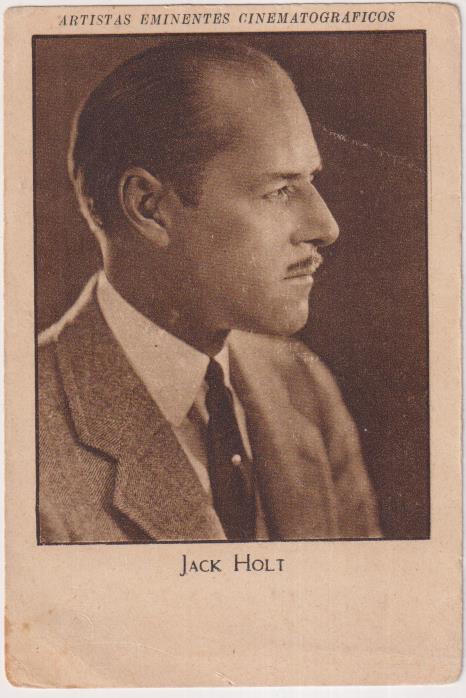 Jack Holt. Cromo (11,5x8 cm.) Chocolate Jaime Boix