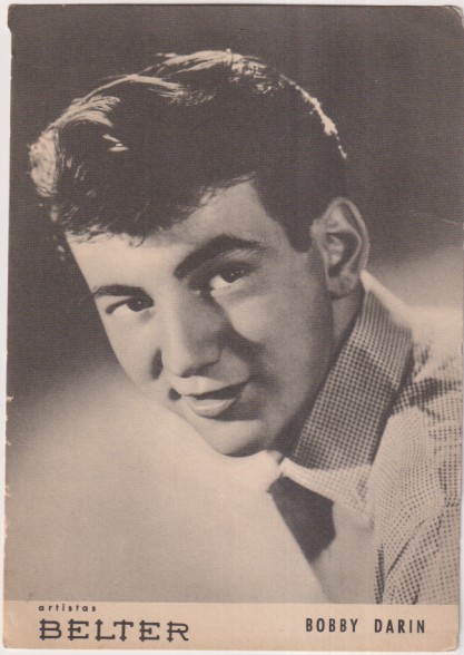 Belter. Tarjeta postal de Artistas: Bobby Darin