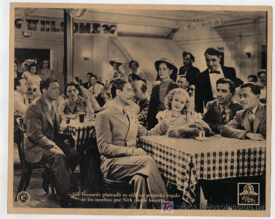 Una Mujer difamada. Fotocromo (19,5x24,5) de MGM. Con Jean Harlow y Spencer Tracy
