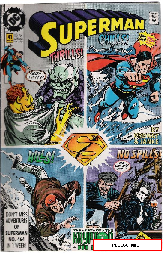 Superman #41. DC 1990 (EEUU)