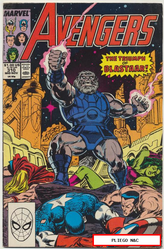 The Avengers vol.1 #310. Marvel. Mid-November 1989