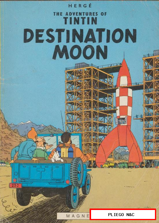 The Adventures of Tintin. Magnet. Edición 1982. Destination Moon