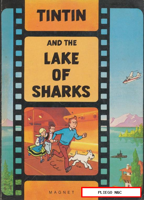 The Adventures of Tintin. Magnet. Edición 1982. Lake of sharks