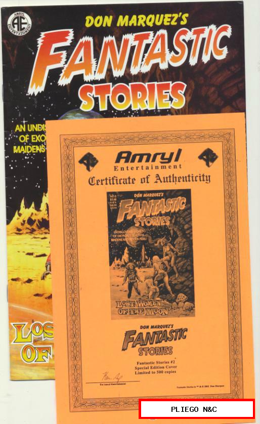 Fantastic Stories #2. Amryl 1992 (EEUU)