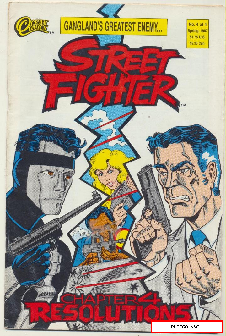 Street Fighter #4. Ocean 1987 (EEUU)