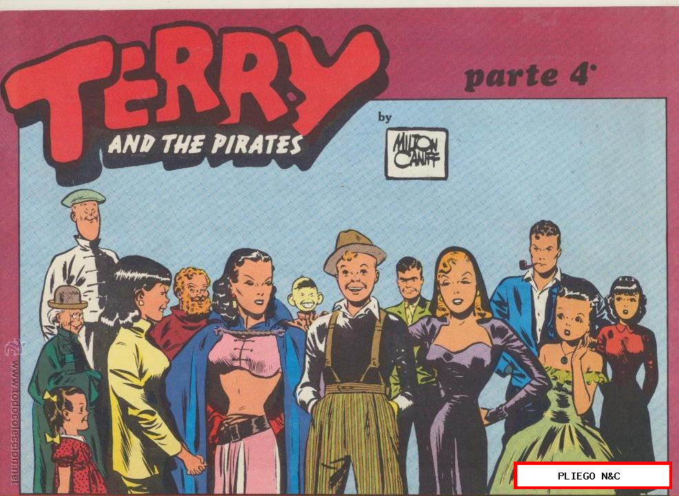 Terry and The Pirates parte 4. (21x30) Edición italiana de 1979