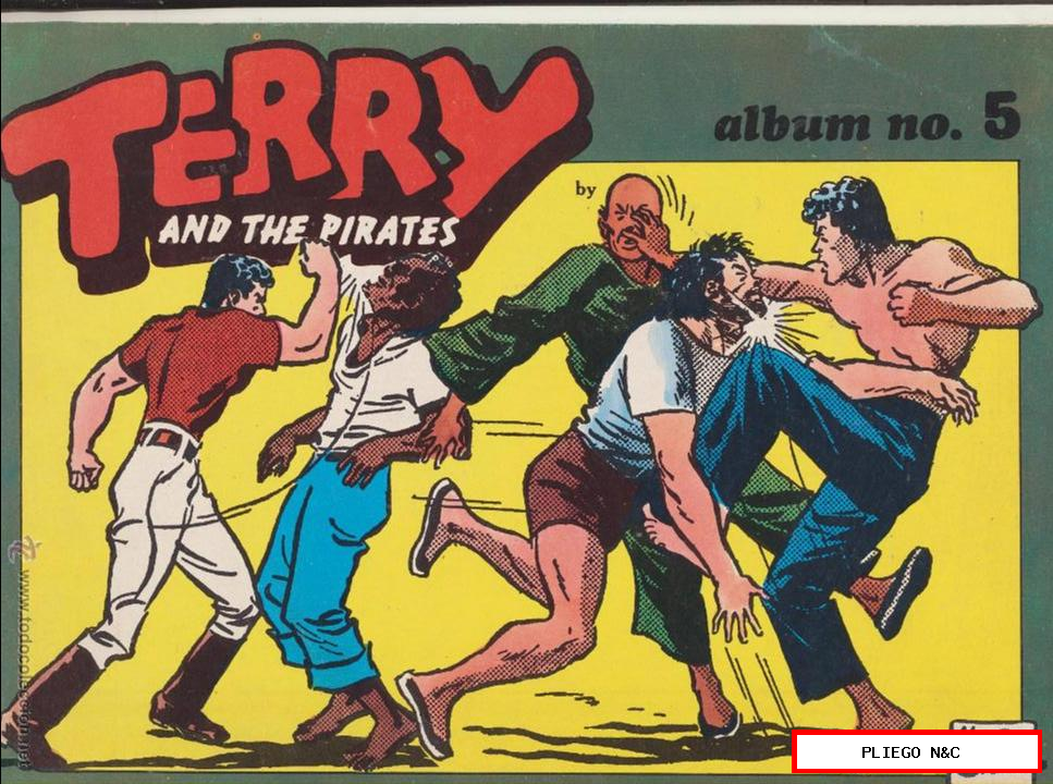 Terry and The Pirates Álbum 5. (21x30) Edición italiana de 1975