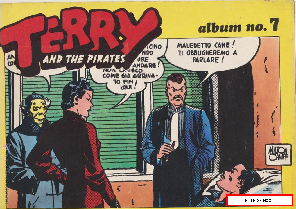 Terry and The Pirates Álbum 7 (21x30) Edición italiana de 1975
