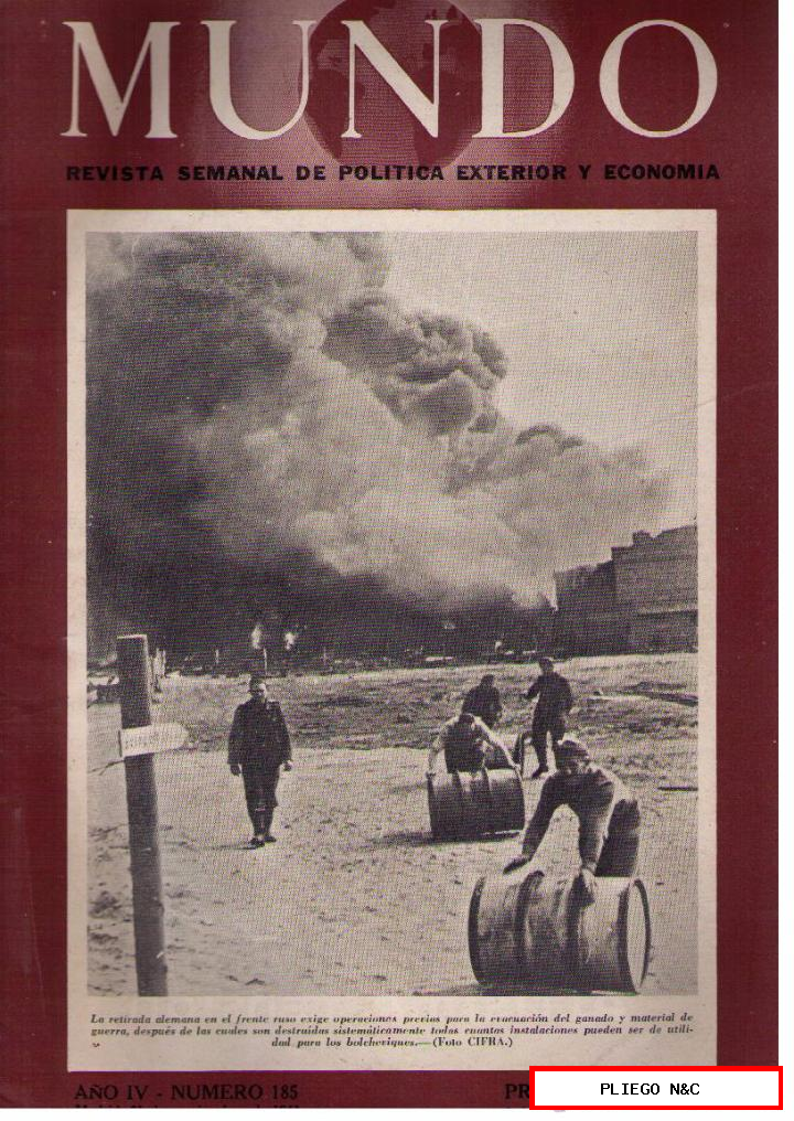 Mundo nº 185. Madrid, 21 noviembre 1943