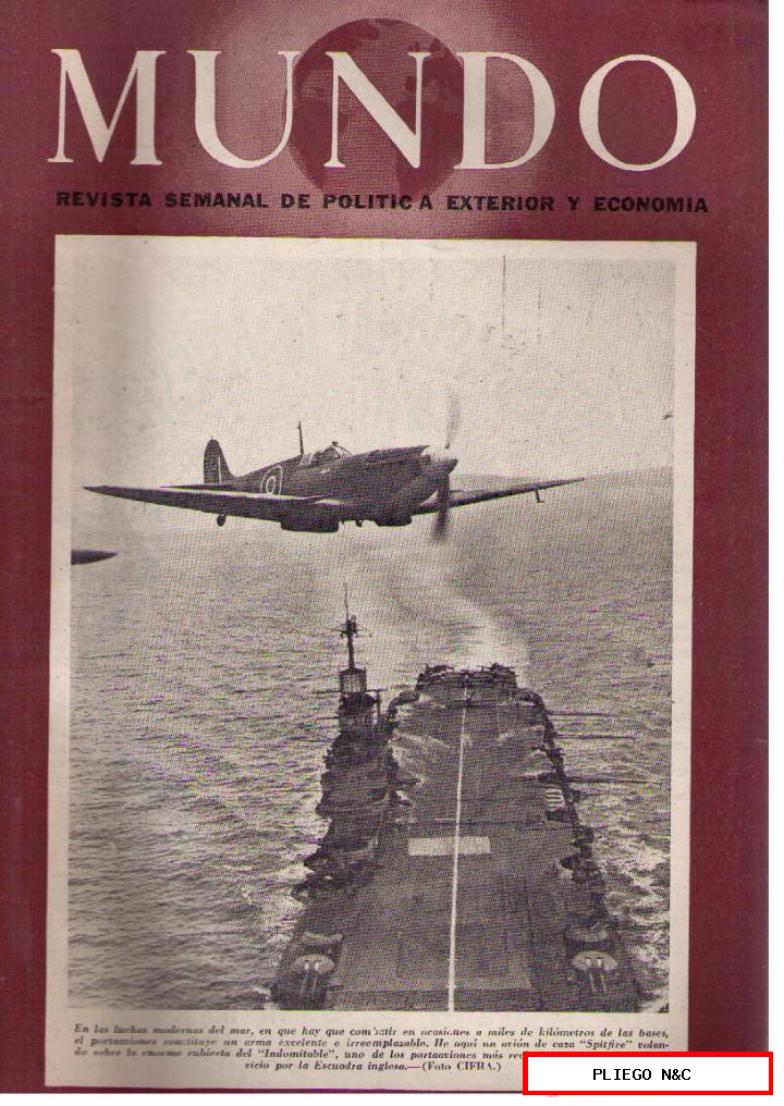 Mundo nº 163. Madrid, 20 junio 1943