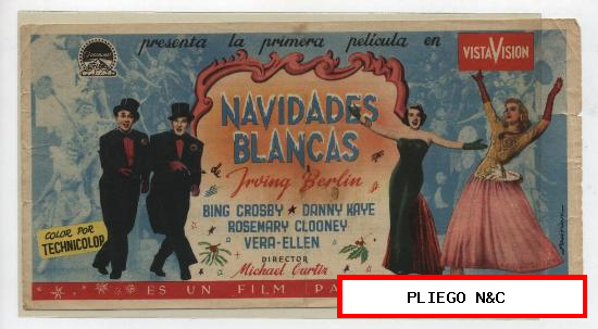 Navidades Blancas. Sencillo de Paramount. Cinema Roxy. (¿Valladolid?)