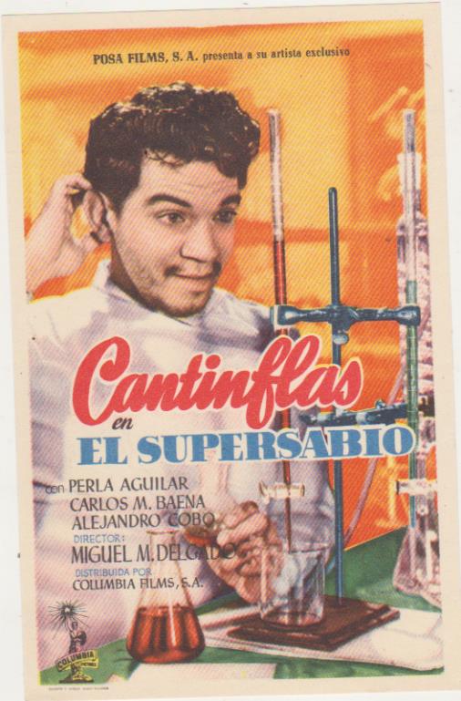 Cantinflas. El Supersabio. Sencillo. IMPECABLE