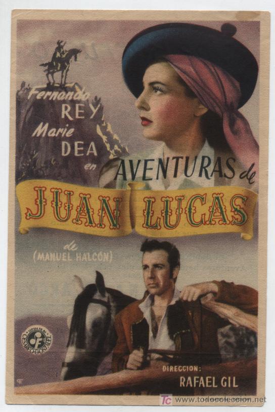 Aventuras de Juan Lucas. Sencillo de Suevia Films. Cine Barrueco-Zamora