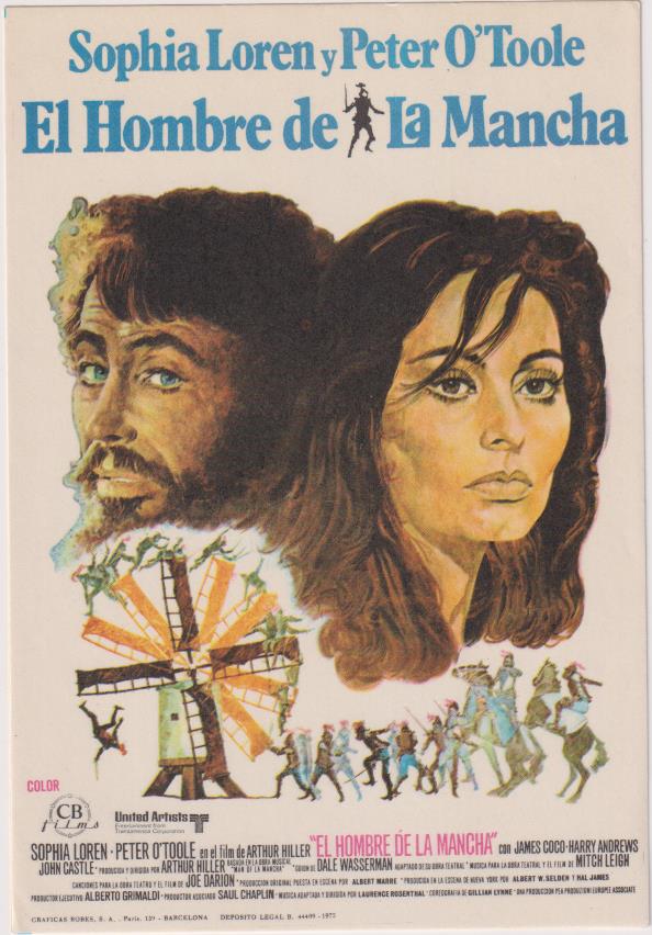 El Hombre de la Mancha. Sencillo de CB Films. ¡IMPECABLE!