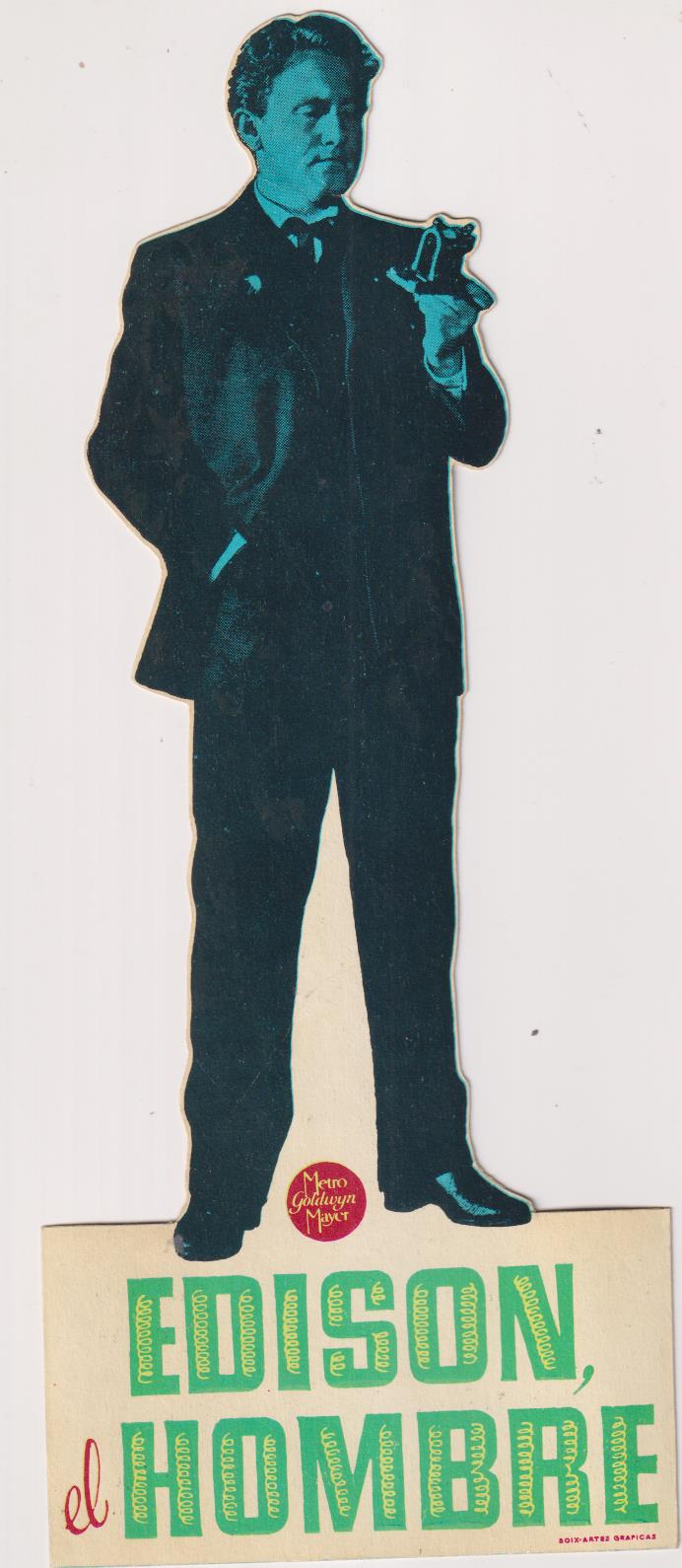 Edison el Hombre. Troquelado (26,5x11 cms.) Reproducción facsímil