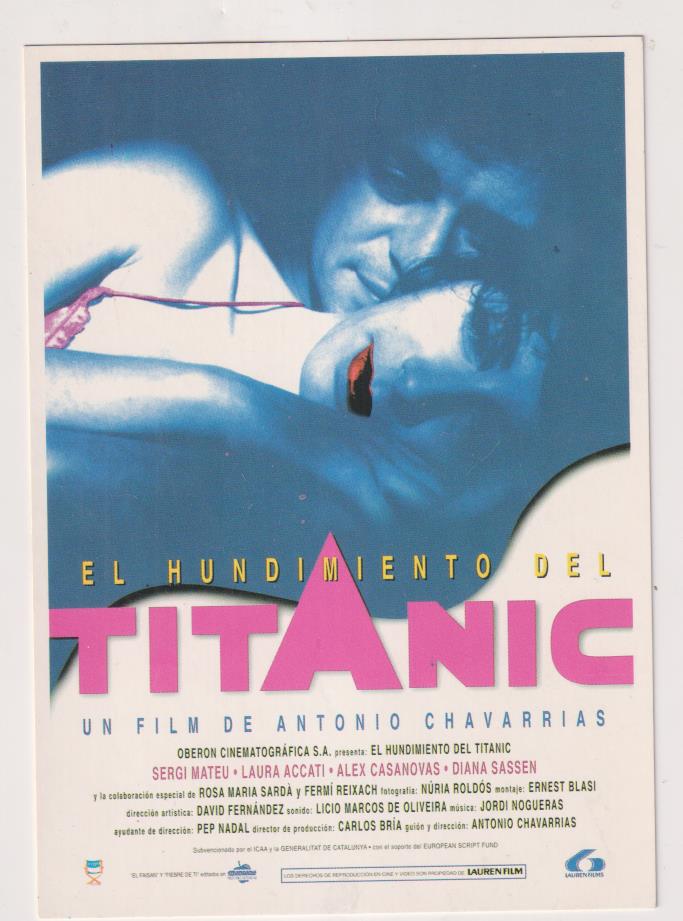 El Hundimiento del Titanic. programa Tarjeta de Lauren Films