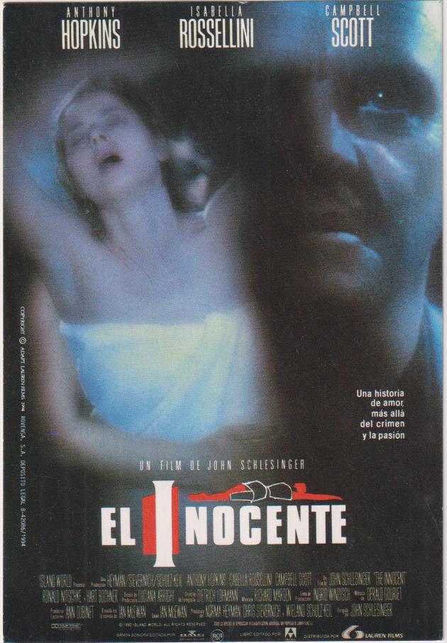 El Inocente. Programa Tarjeta de Lauren Films