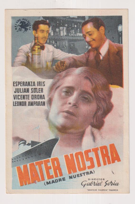 Mater Nostra. Sencillo de J. Balart