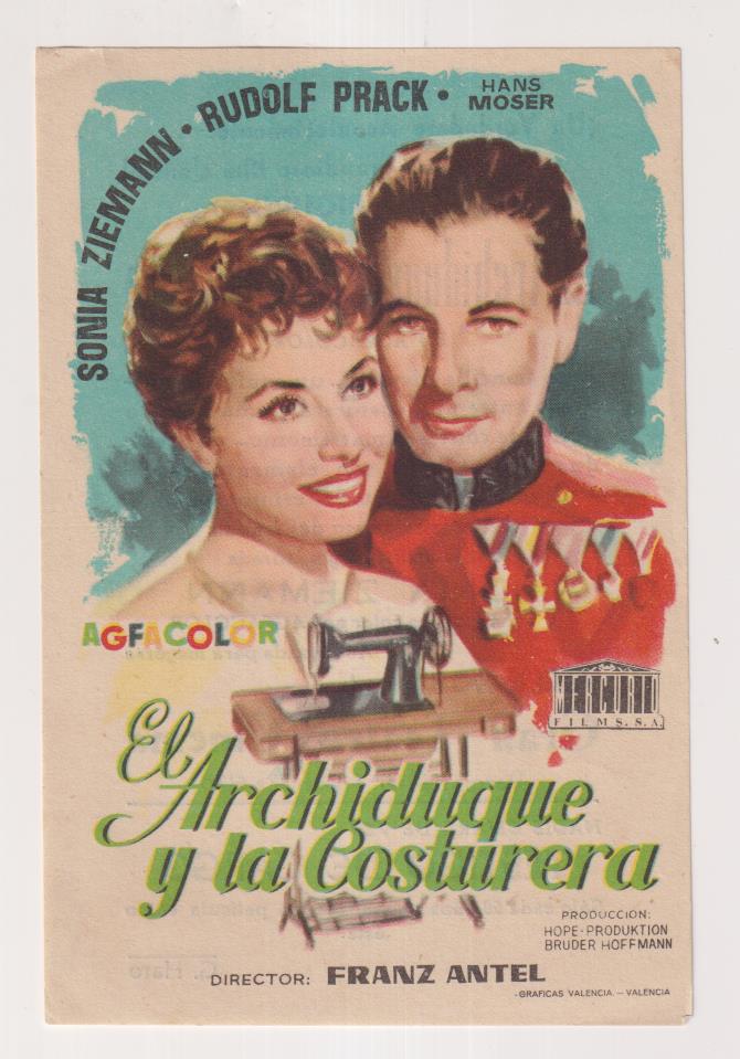 el Archiduque y la costurera. Sencillo de mercurio. Gran Teatro Cinema