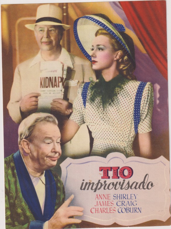 Tío improvisado. Ficha cinematográfica. Colección Filmófono nº 5