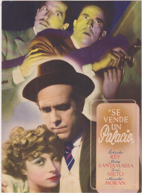 Se vende un  palacio. Colección Filmófono (20x15 cm,) lámina 15. Obsequio de Cine Capitol. Olesa