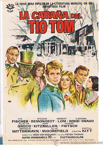 La Cabaña del Tío Tom. Sencillo de Arce Films. Cine Bohemio 1966