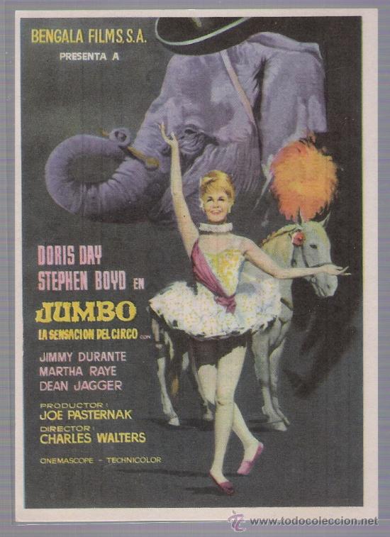 Jumbo. Sencillo de Bengala Films. Imperial Cinema-Callosa de Segura 1964