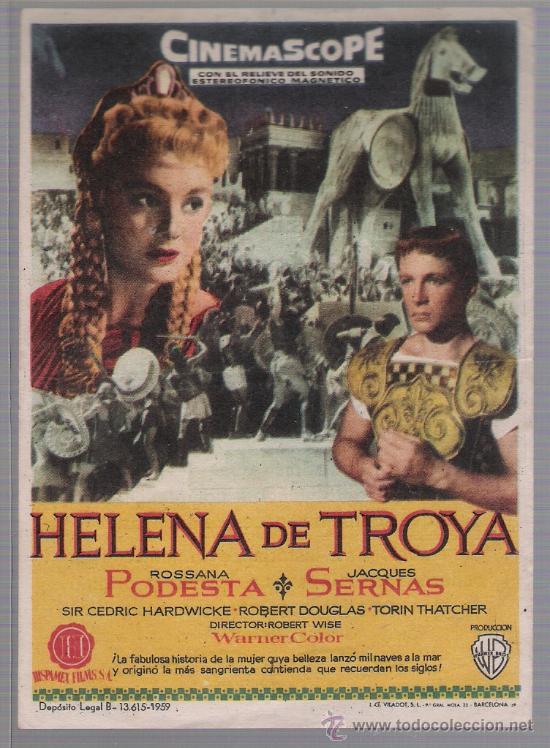 Helena de Troya. Sencillo de WB. Teatro Español-Tetuán 1960