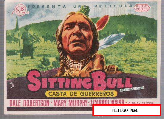 Sitting Bull. Sencillo de CB Films. Cine Ideal