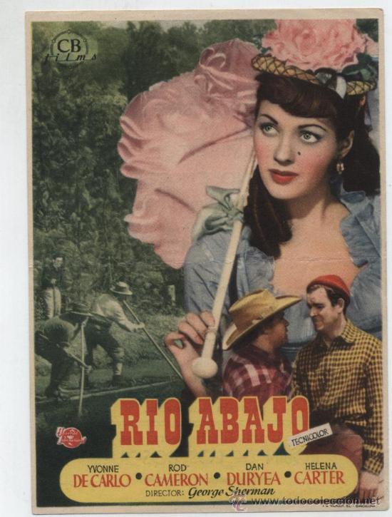 Río Abajo. Sencillo de CB films. Cinema Roxy-Valladolid 1948