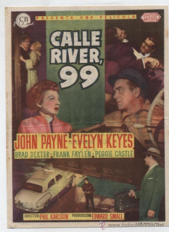 Calle River, 99. Sencillo de CB films. Gran Cinema Coca 1954