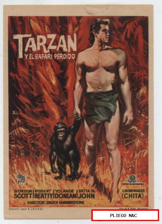 Tarzán y el Safari Perdido. Sencillo de Cire Films