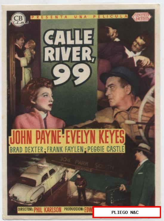 Calle River 99. Sencillo de CB Films. ¡IMPECABLE!